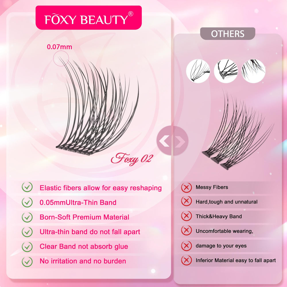 CCODDY lash clusters at-home DIY ready for salon-like results