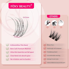 CCODDY lash clusters six styles for versatile looks.