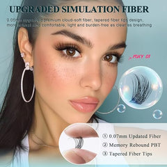 CCODDY Vasa Muse Lash Clusters manga spiky style adds playful contrast.