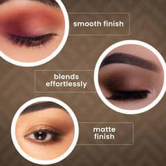 Ccolor nine chic shades fit both daytime and evening looks.