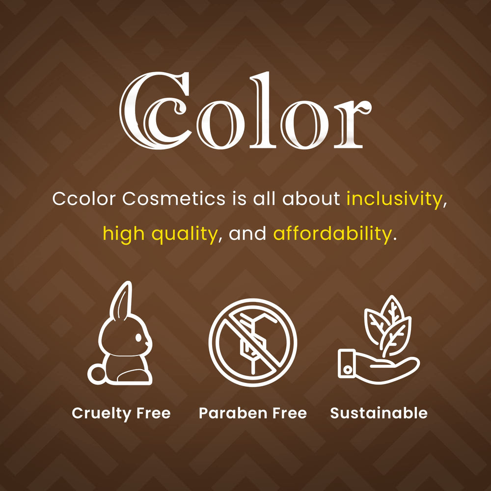 Ccolor eyeshadow kit supports dry or wet application for intensity.