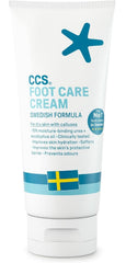 CCS Footcare Cream packaging and outer box, convenient 2-pack for home or travel.