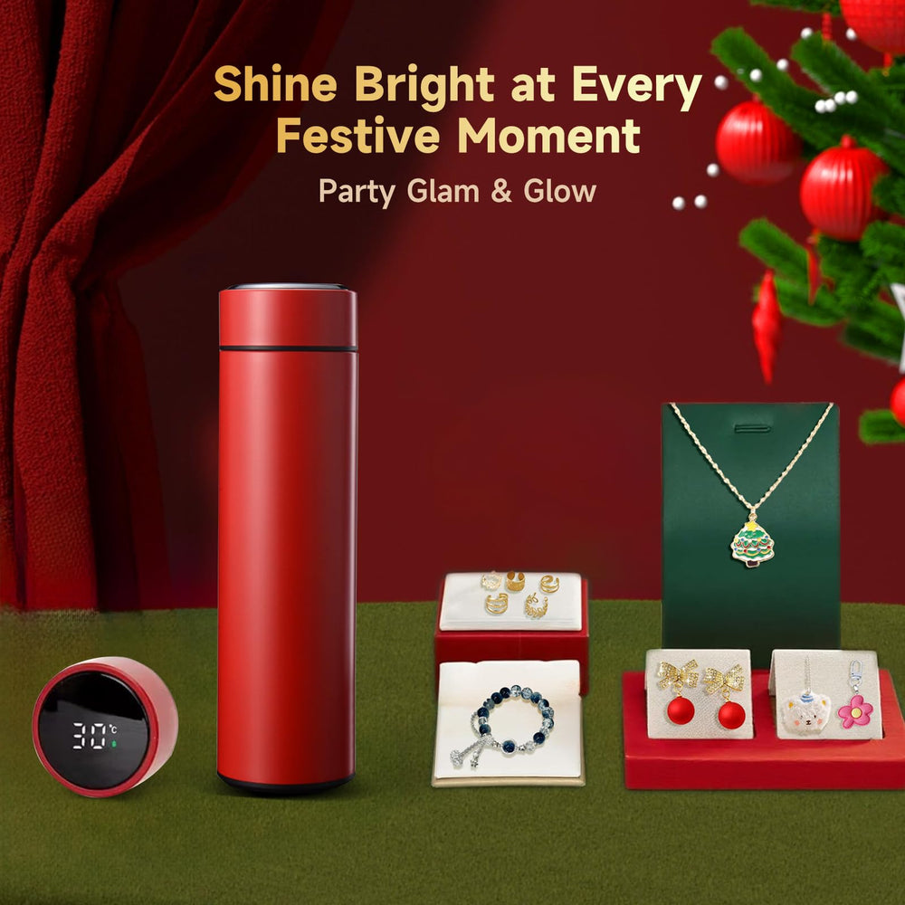 Cdixt Advent Calendar 2025 Christmas necklace adds festive flair to outfits.