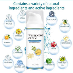 Ceavo Skin Whitening Cream label detail with brand information