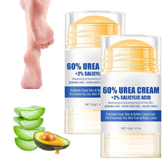 Cecurpo 60% Urea Foot Cream bottle pour for deep hydration and crack relief.