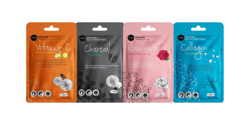 Celavi hydrating mask in use illustrating refreshing moisture boost