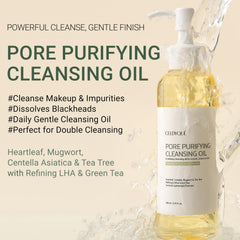 CELDYQUE centella-tea-tree-green-tea blend calms redness while balancing oil