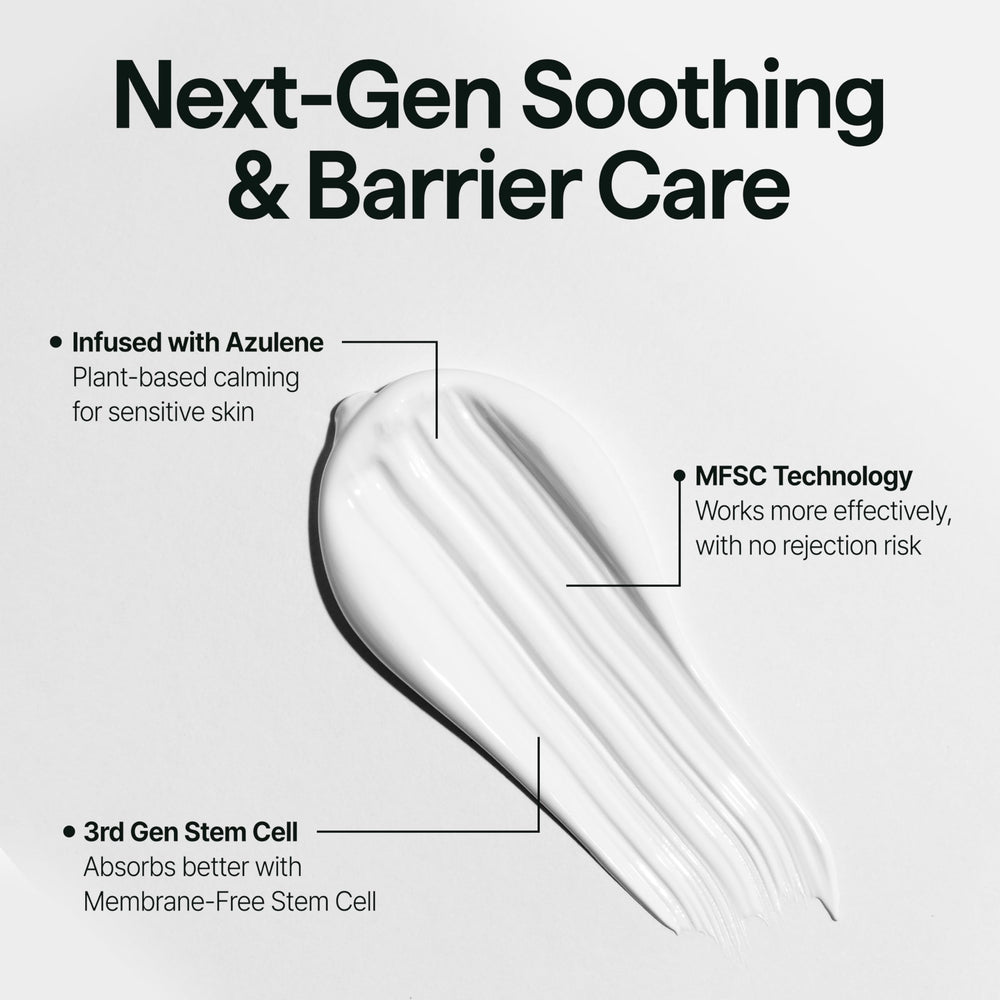 CELL IN SHOT Mumak Stem Azulene Cream swirl with azulene complex for soothing texture