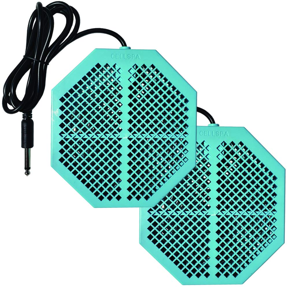 Cell Spa CS-900 front view shows flat dual-coil detox array for efficient cleansing