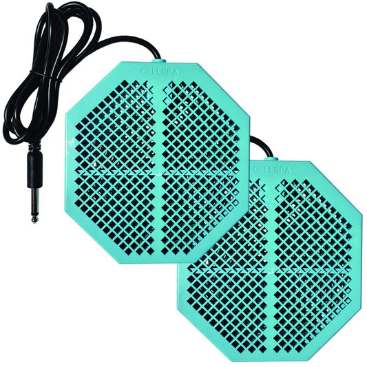 Cell Spa CS-900 front view shows flat dual-coil detox array for efficient cleansing