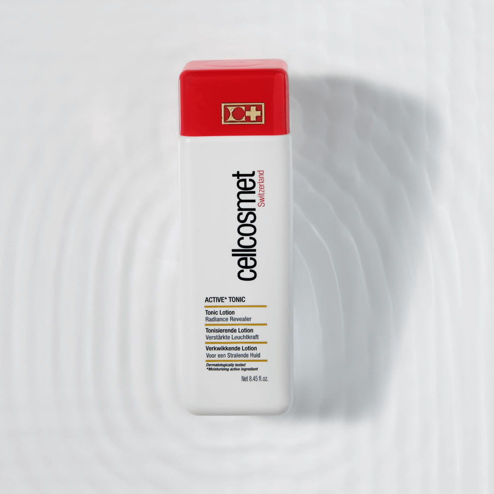 Cellcosmet Active Tonic with rose and chamomile visual for soothing balance