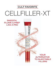 Close-up of CellFiller-XT creamy texture for hydration and smoothing.