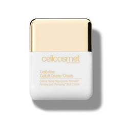 Cellcosmet CellLift Cream jar close-up showing rich firming texture for radiant skin