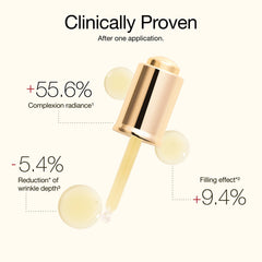 Silky swirl of Cellcosmet CellLift Serum demonstrates smoothing texture.
