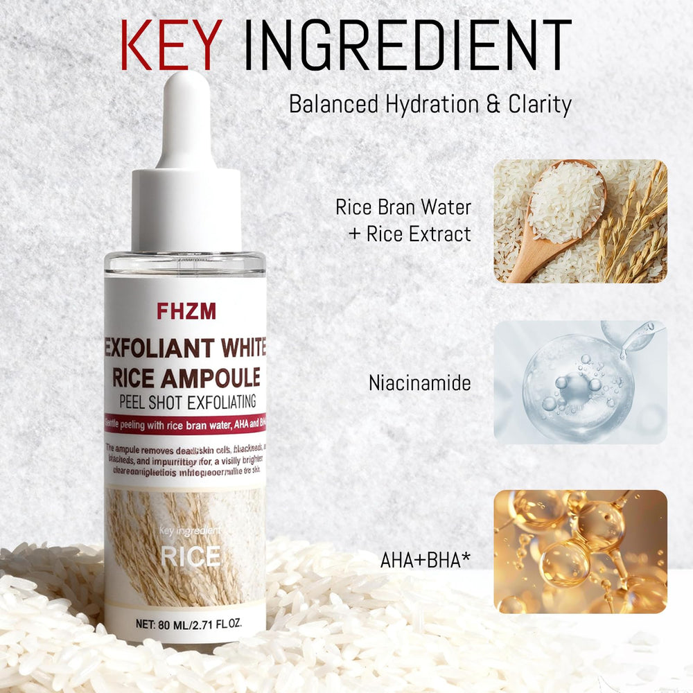 CellJuvMax Rice Exfoliating Ampoule gel texture for fast absorption