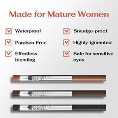 CELLMETICS Beauty long-wear cream eyeliner close-up tip showing rich pigmentation.