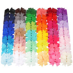 Cellot vibrant pinwheel bows ready for photos or travel.