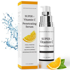 Cemsazorl Vitamin C Serum bottle with dropper for precise, hydrating application.