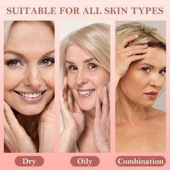 Cemsazorl Vitamin C Serum on face and neck for daily skincare routine.