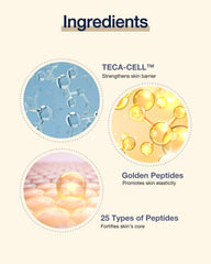 CENTELLIAN 24 Expert Cream surface with Golden Peptide design suggesting gentle firmness support.