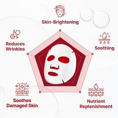 Centellian 24 Madeca Derma Mask application for overnight nourishment