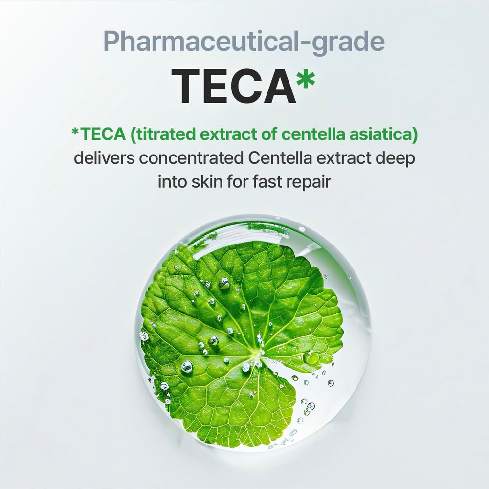 Centellian 24 Madeca Mask skin close-up showing dewy, hydrated complexion.