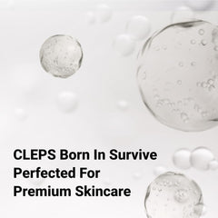 Cepolab Biogenic 50% CLEPS serum drops showcase potency for skin hydration.