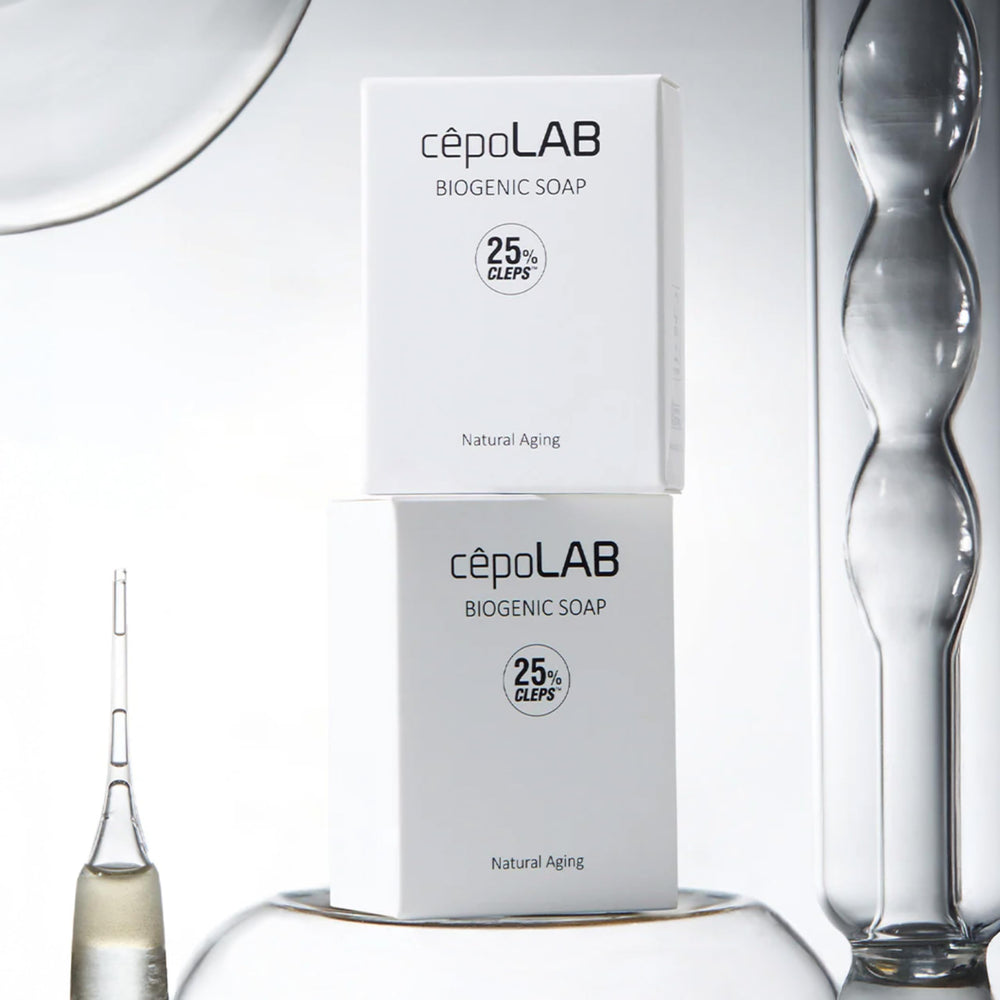 cepolab biogenic soap dense creamy lather on skin
