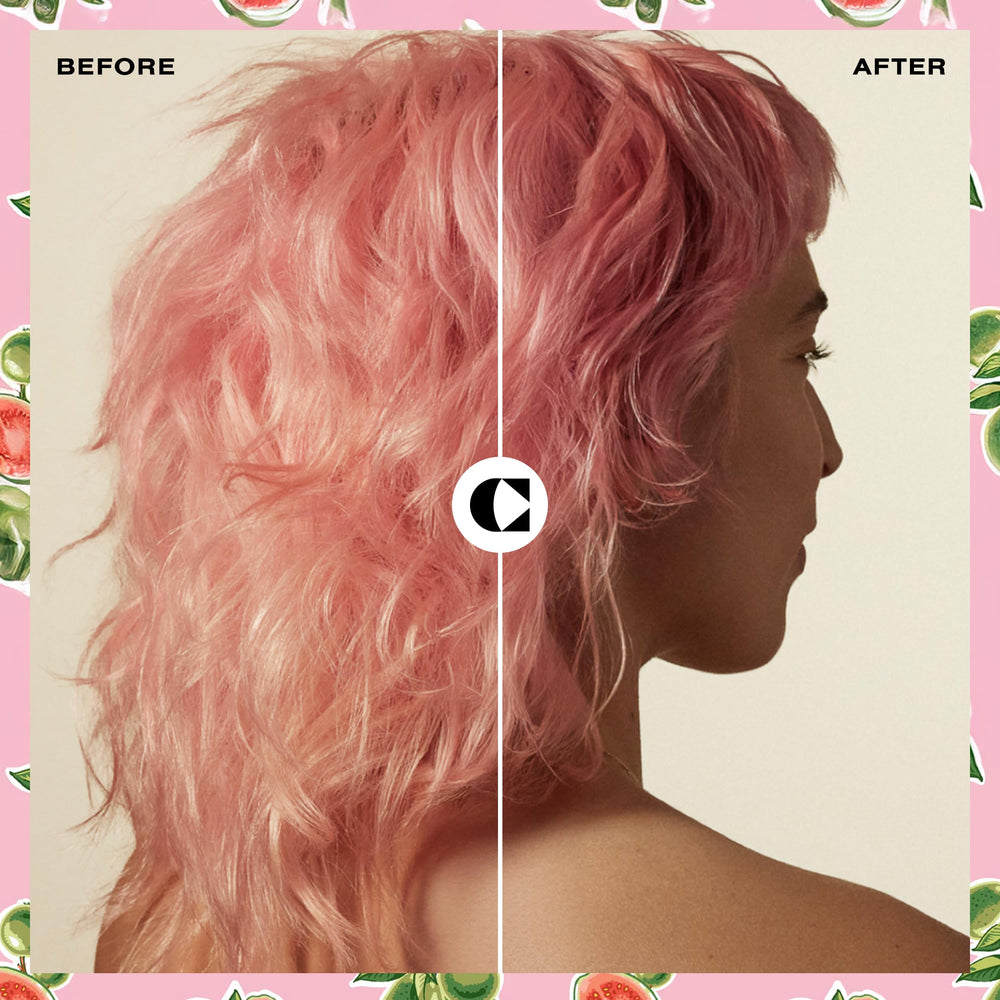 Ceremonia Guava Protect & Repair hair shows smooth ends after use