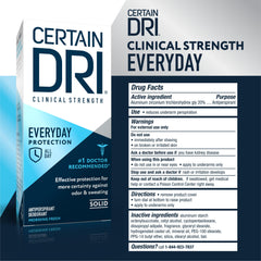 Travel-friendly Certain Dri Everyday Strength fits gym bags and purses.