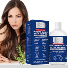 Ceson&Cesun rosemary biotin shampoo label highlights natural ingredients