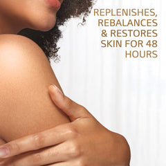 Applying Cetaphil Advanced Relief Lotion to arm for gentle absorption