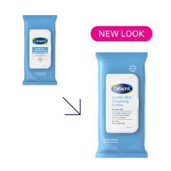 Cetaphil Gentle Skin Cleansing Cloths texture close-up; soft fabric for gentle cleansing.