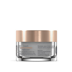 Applying Cetaphil Healthy Renew Night Cream to the face after cleansing
