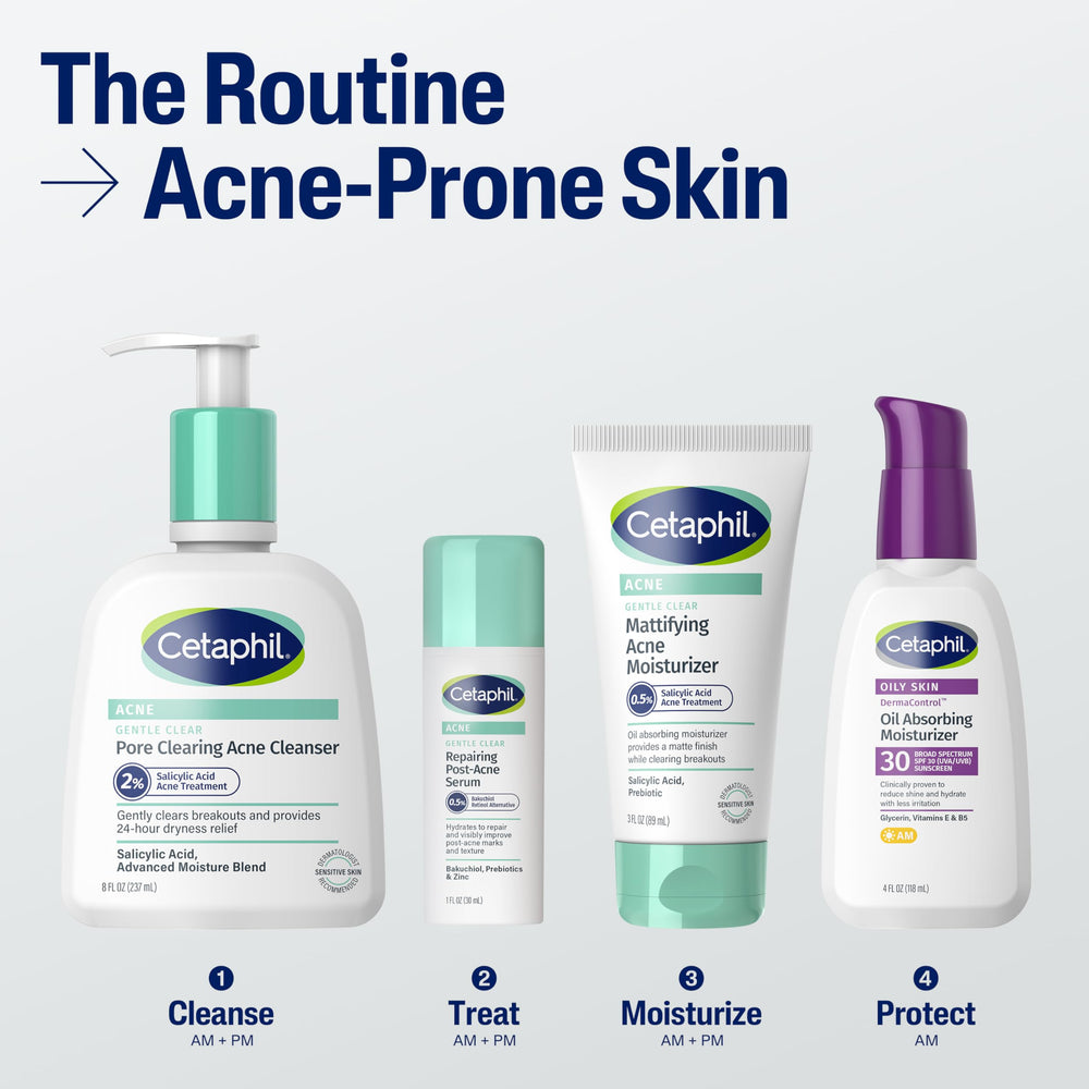 Cetaphil hydrates while mattifying shine for a balanced complexion