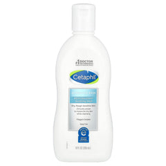 Cetaphil Pro Soothing Wash bottle closeup for gentle cleansing of sensitive skin.