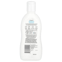 Cetaphil Pro Soothing Wash creamy texture shown for moisturized cleansing without soap.
