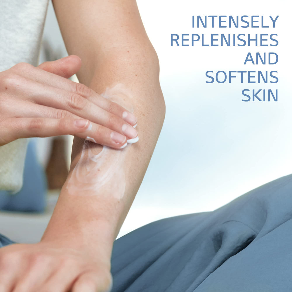 Cetaphil Restoraderm Soothing Wash dermatologist-recommended label on packaging.