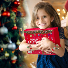 Cf Natural Daily Advent Calendar 24 bath bombs color water without staining the tub.