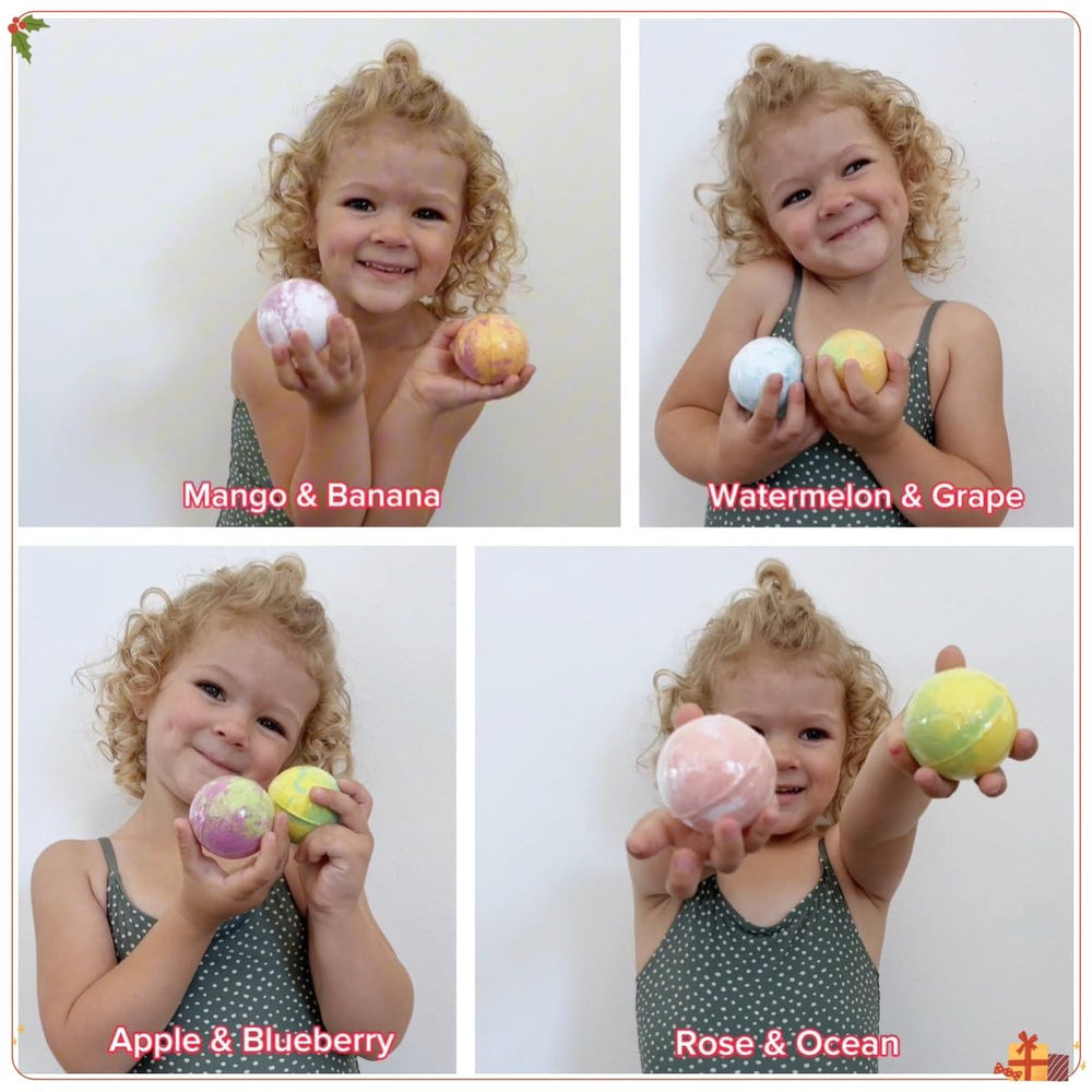 Cf Natural Daily Advent Calendar 24 bath bombs float and fizz, colorizing water playfully.