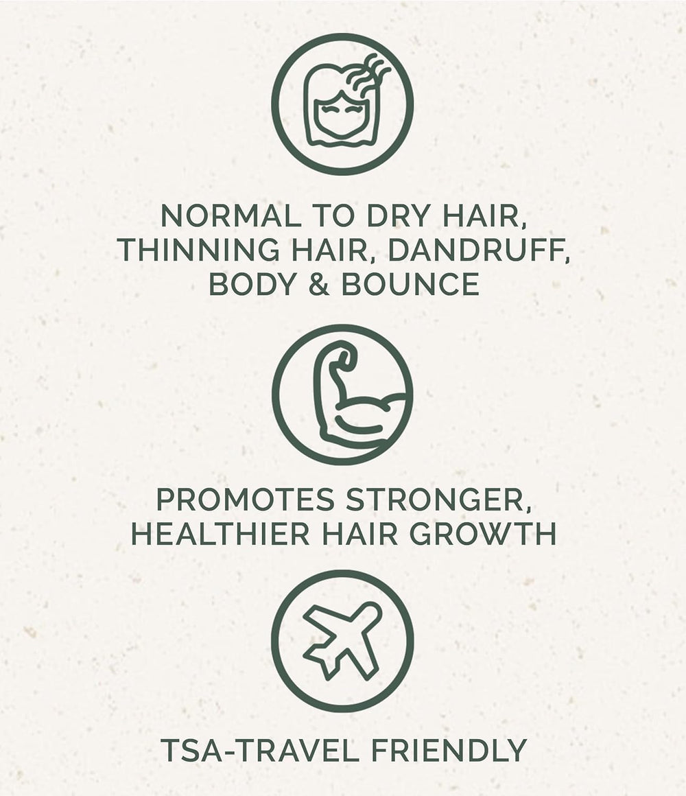 Chagrin Valley hair vitality shot suggesting shine and strength
