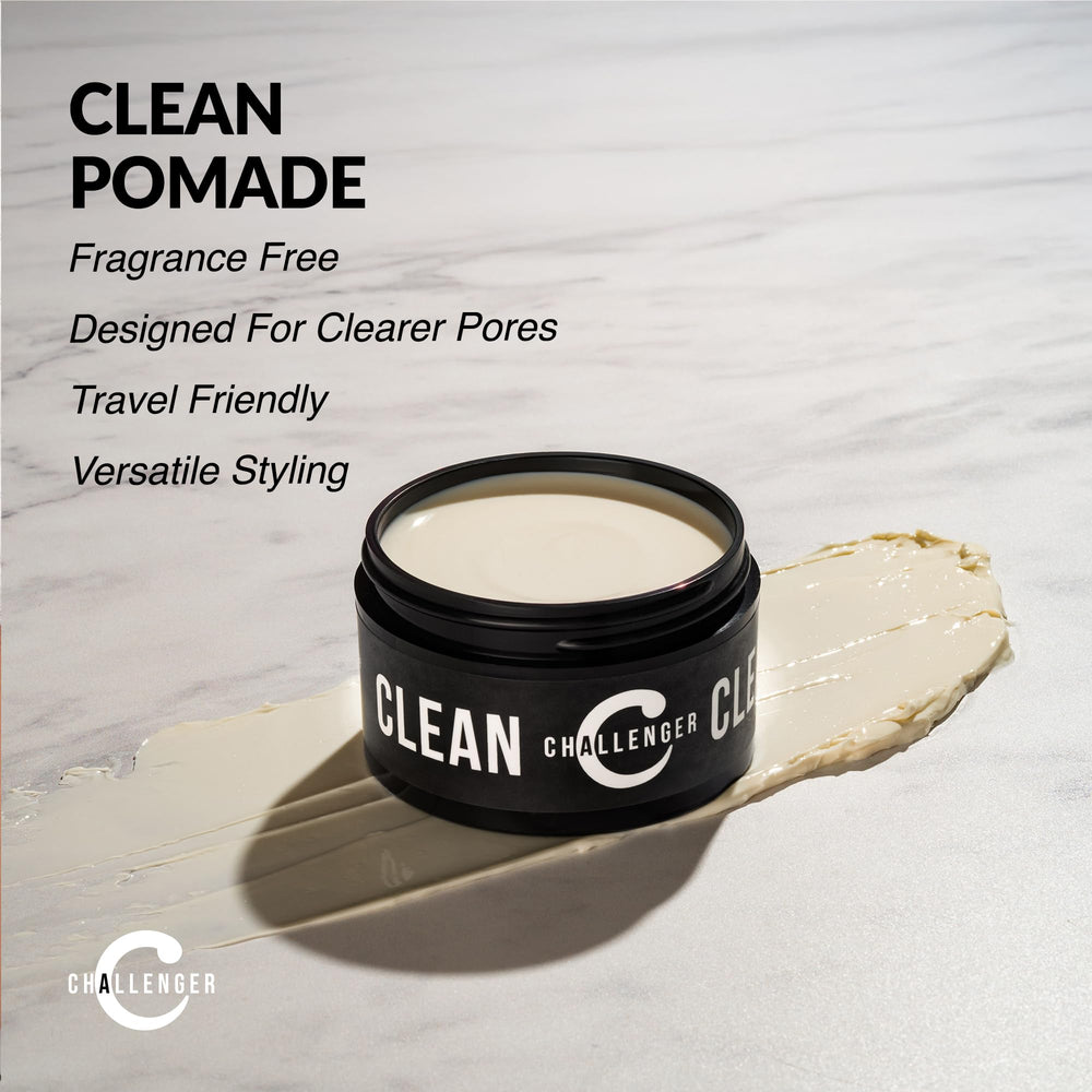 Challenger matte finish look delivers natural, shine-free styling.