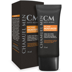 CHAMUEL MEN anti aging daily aftershave bottle with pump enables easy, mess-free daily application