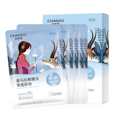 CHANDO HIMALAYA Snow Saussurea Mask packaging ideal for gifting and trial use