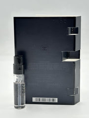 Chanel Bleu de Parfum open flacon showing parfum angle for sampling and review.