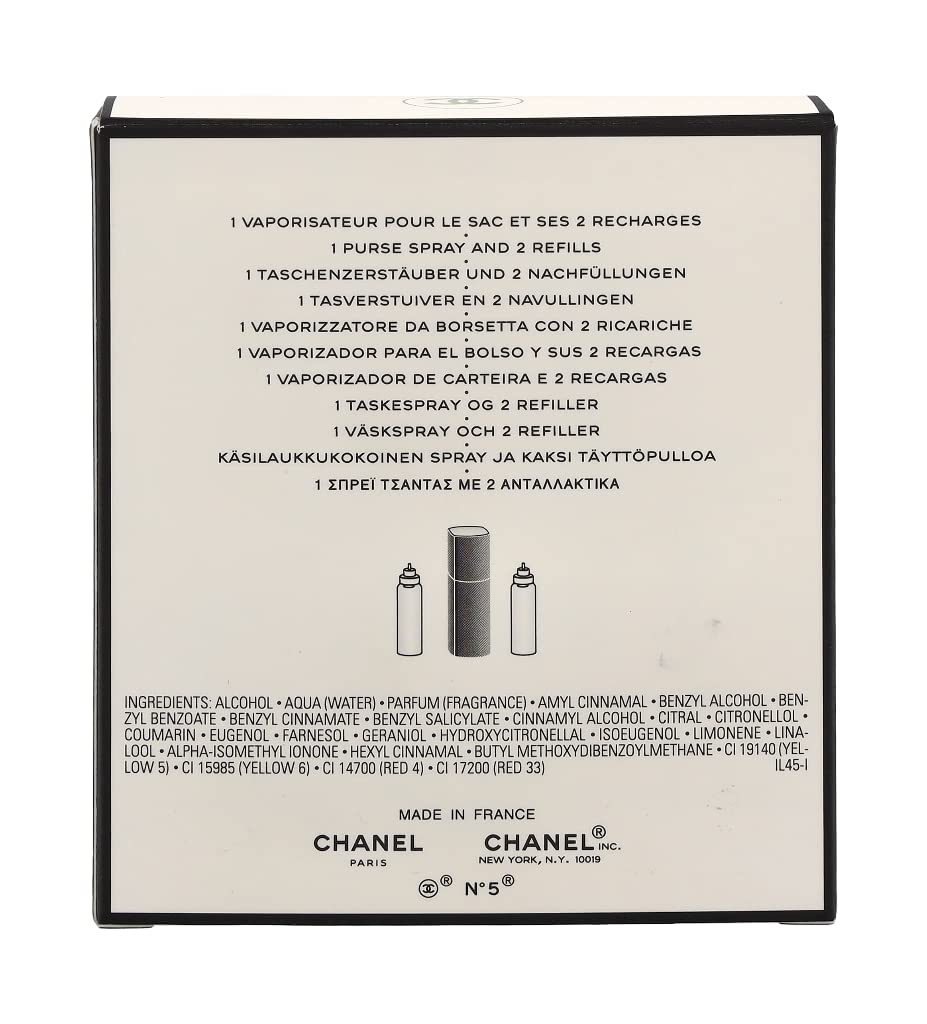 Chanel No. 5 sparkling florals scent profile invites evening wear confidence.