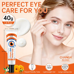Two-pack CHANGARLOAD eye gel provides consistent care.