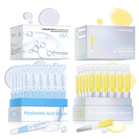 Changarload Ultra Hydrating Set 5% HA bottle provides deep hydration and comfort.
