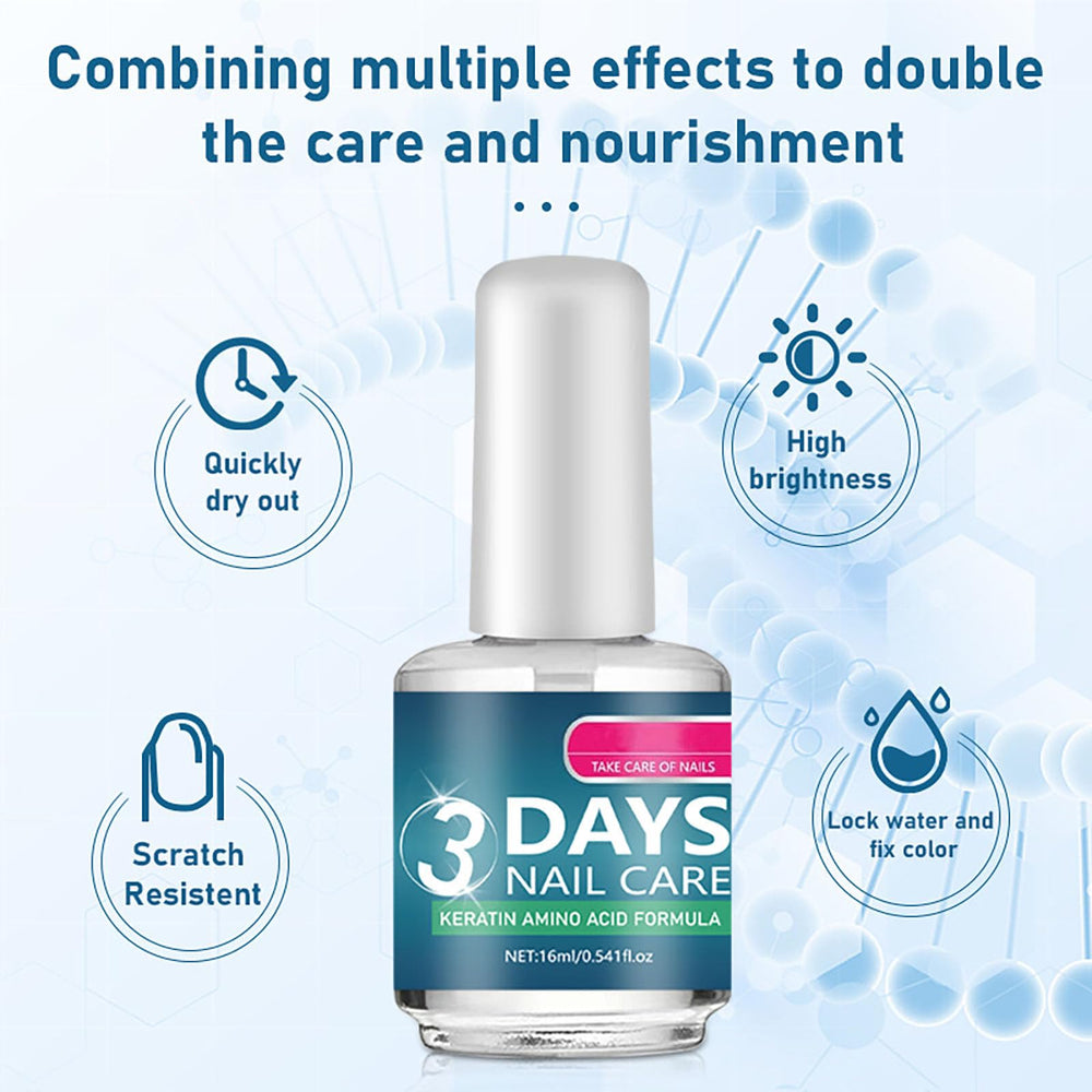 CHAOGKM 3 Days Nail Care bottle pour detail for controlled application