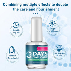 CHAOGKM 3 Days Nail Care bottle pour detail for controlled application